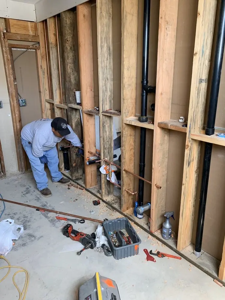 Commercial rough-in plumbing for Gas Line Repair in Douglass Ridge